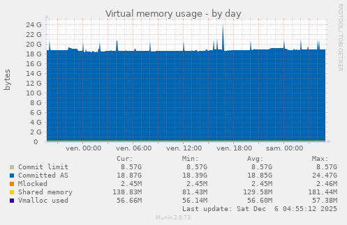 Virtual memory usage