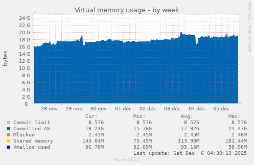 Virtual memory usage